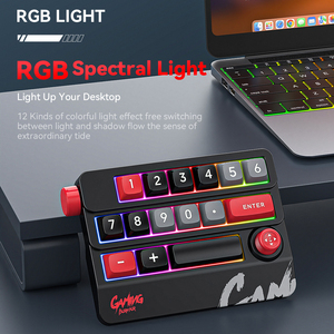 Bulk 19 <strong>Keys</strong> Small Wired One-Handed <strong>Keyboard</strong> Mini Electropunk <strong>Key</strong> Cap Mechanical Portable Gaming <strong>Keyboard</strong> - Product Image 5