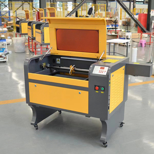 Kullanılan CO2 lazer kesim ve gravür masaüstü ağaç işleme makinesi akrilik levha kağıt MDF için-Motor çekirdek bileşeni ile - Product Image 2