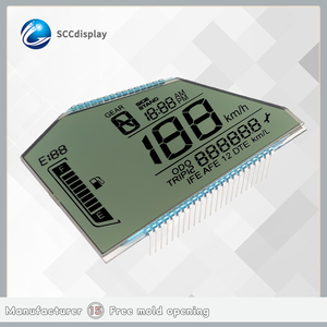 Personalizzato Anti-abbagliamento 7 segmento Display HTN positivo Non Standard digitale segmentato schermo SJXDGW036 strumenti LCD moduli - Product Image 5