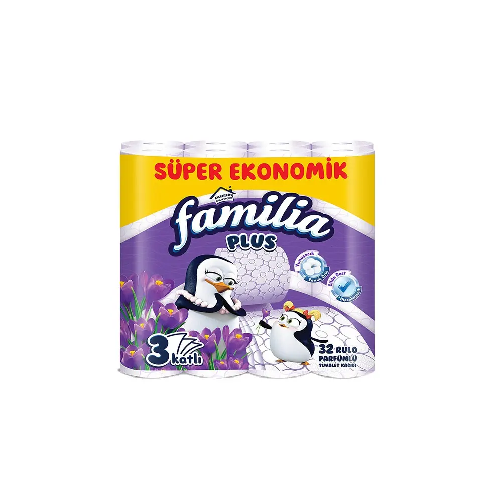 Haute qualité et meilleur prix! Emballage économique papier toilette parfumé (32x3) 3 plis vente en gros de turquie