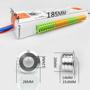 Controlador automático de iluminación de escaleras inteligente de 32 escalones, 12V, 24V, sensor de movimiento, luz PIR, sistema de controlador LED de escalera - Product Image 4