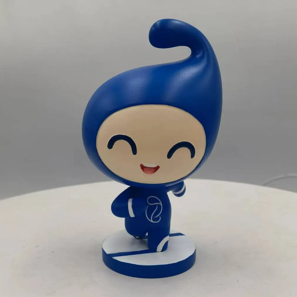 OEM kustom figur aksi mainan boneka Anime Resin PVC pabrikan kustom 3D uniseks Label putih mainan untuk 5 sampai 7 tahun 1 buah 12CM