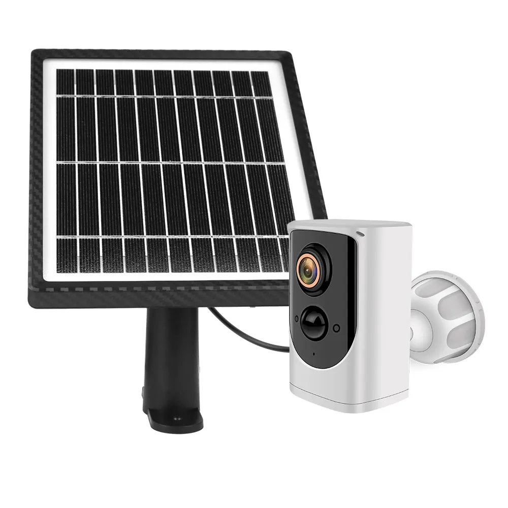 Güneş enerjili taşınabilir kablosuz Wifi kamera açık kapalı 1080P ev güvenlik ağ kamerası CCTV gece görüş