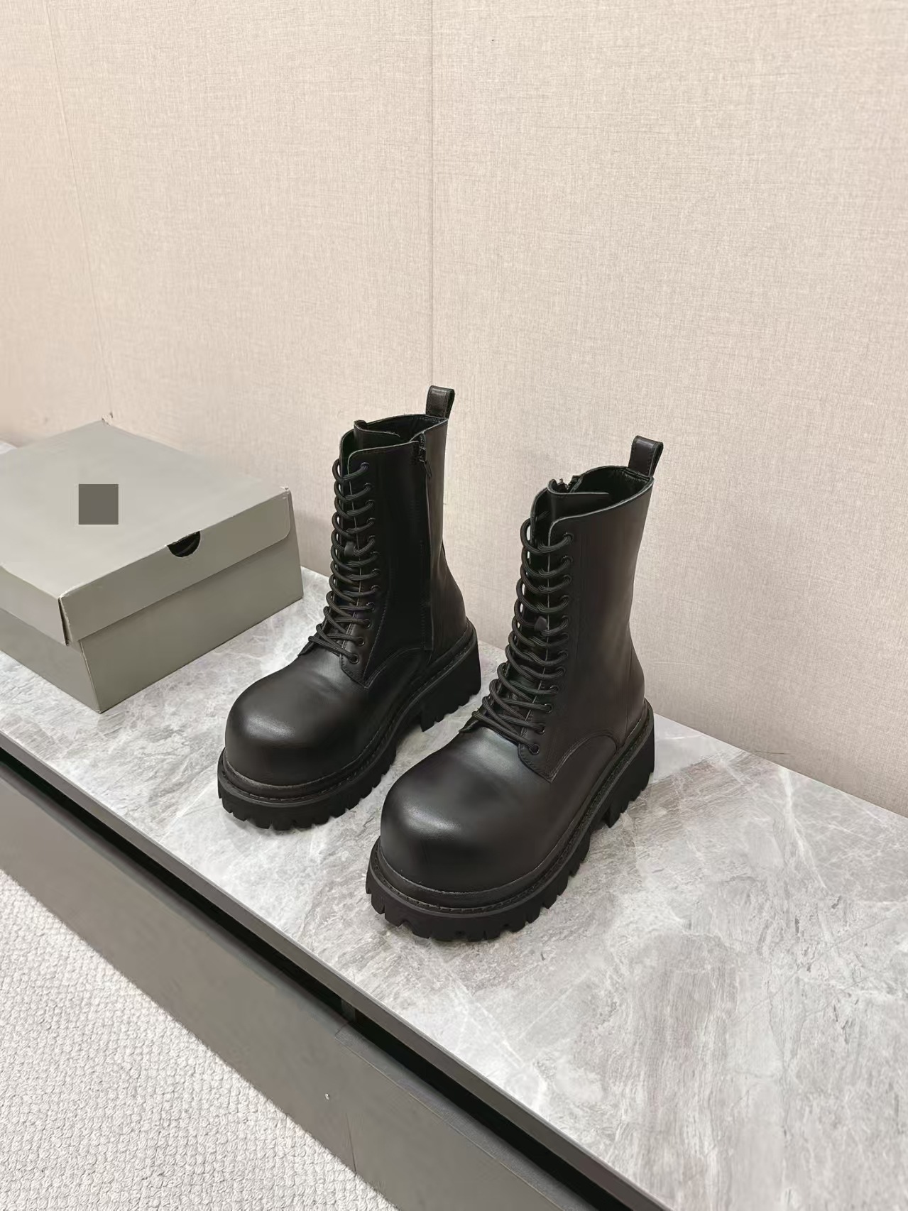 Black leather