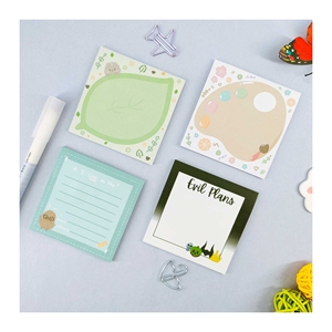 Bloc de notas autoadhesivo de papelería de papel de notas adhesivas personalizado Bloc de notas adhesivas Bloc de notas - Product Image 1