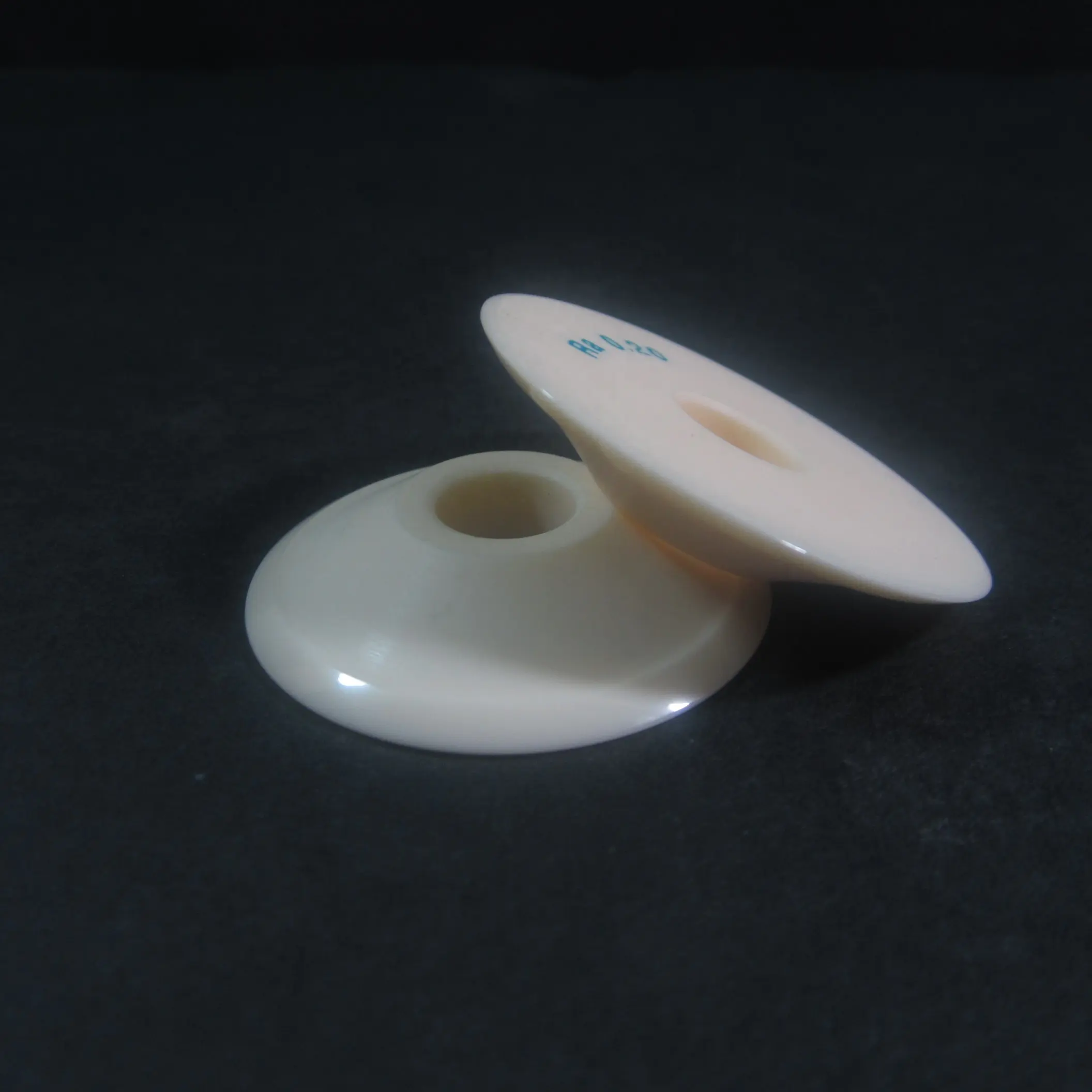 Disco de fricción de cerámica de alúmina Disco de borde de cuchillo Placa de trabajo personalizada