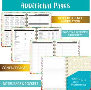 Coil Diary Work Sports English Planner <strong>Notebook</strong> Personnaliser New Year Diary Budget German <strong>Graph</strong> <strong>Paper</strong> Musical A7 - Product Image 5