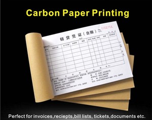 好价格碳纸定制打印收据账单发票现金收据3部分表格打印 - Product Image 2