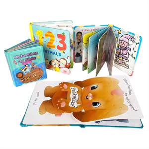 Toptan özel bebek kurulu eğitim kitap ciltli İngilizce karton hikaye renk çocuklar için kitap baskısı - Product Image 3