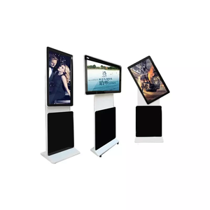 43 49 55 segnaletica rotante con schermo pubblicitario LCD in piedi wifi Android touch screen IR - Product Image 5