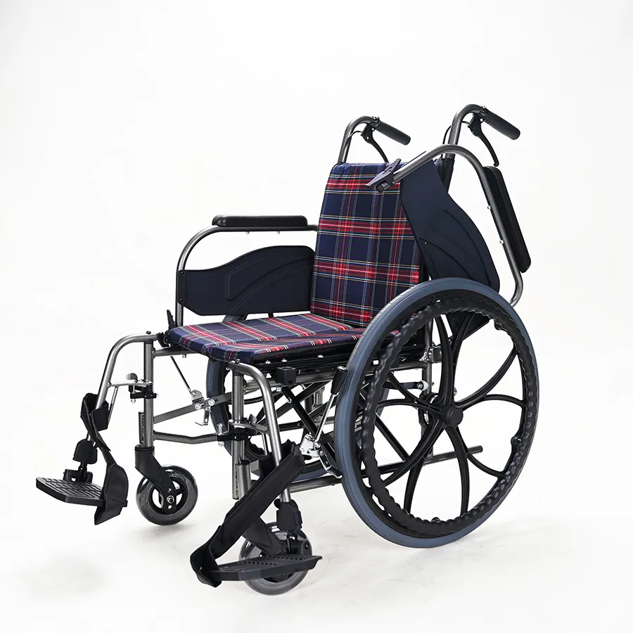 Cadeira de rodas manual leve dobrável para o desbloqueado