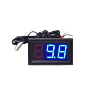 Electrónica- -50 ~ 110 grados LED Sensor de temperatura Sonda 12V Termómetro digital probador - Product Image 1