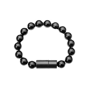 珠子充电器手镯充电电缆USB至C型微型数据电缆Cargador Para Celular Pulsera USB C引线快速数据电缆