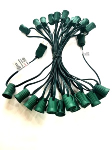 Cadena de luces navideñas <span class=keywords><strong>LED</strong></span> GY C9 de 12 \ "espaciado, 1000 pies, clasificación IP65 para decoraciones festivas