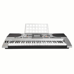 Teclado electrónico de rendimiento profesional, teclado sensible al tacto de 61 teclas, versión en inglés, de rendimiento profesional