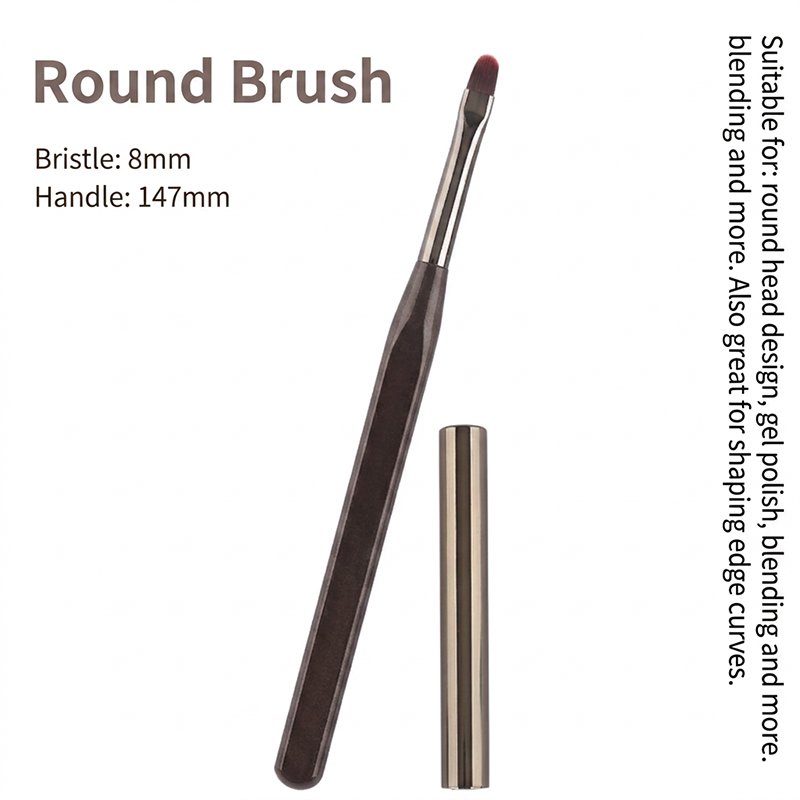 Brosse à ongles à tête ronde