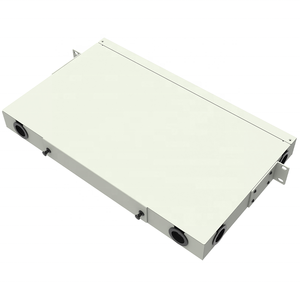 Venta directa de fábrica de alta calidad personalizable 28 Cable entrada enchufe combinación fibra Patch Panel diseño fijo empalme tipo Rack - Product Image 4