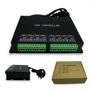 LED <strong>Decoder</strong> 8192 Pixels 8 DMX512 Out Port Slaves Work With <strong>Computer</strong> Network Marster Programmable H801RC LED Controller