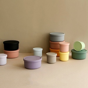 Durable 700ml Silicone Bento <strong>Box</strong> With Lids Portable Square <strong>Food</strong> Container Storage Bag 250ml 750ml Capacity - Product Image 6