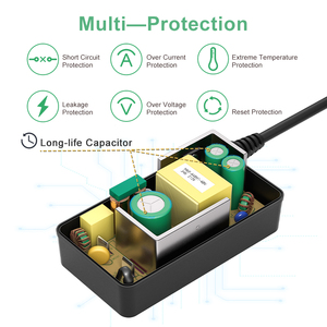 AC DCアダプタ12V 5A交換可能なプラグ電源アダプタ - Product Image 4