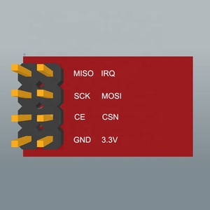 AS01-ML01D 2.4 ghz trasmettitore e ricevitore rf 120m 1mW DIP SPI modulo ricetrasmettitore Rf antenna PCB modulo RF - Product Image 5