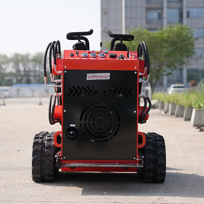 Mini souffleuse à neige pour mulcher forestier diesel à forte puissance chargeuse compacte avec CE