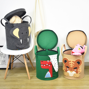 Động vật cảm thấy khủng long lưu trữ xô dày cảm thấy túi lưu trữ đồ chơi để tổ chức phòng chơi của con bạn - Product Image 1