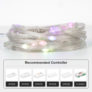 Luces navideñas de Color de ensueño, cadena de píxeles <span class=keywords><strong>Led</strong></span> WS2812B RGB, 10Led/m, 5m, 10m, impermeable, direccionable, DC5V - Product Image 3