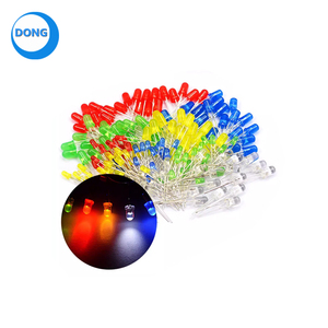 100ชิ้นชุดกล่อง LED 3มม. 5มม. F3 F5ไดโอดเปล่งแสงสีขาวสีเขียวสีแดงสีน้ำเงินสีเหลืองชุดอิเล็กทรอนิกส์แบบ DIY ชุดไดโอดชุด LED - Product Image 3
