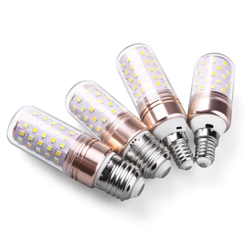 LED-Lampe Energie spar lampe E14 kleine Schraube E27 Maislampe Haushalts beleuchtung super helle dreifarbige Dimm-Pendel leuchte