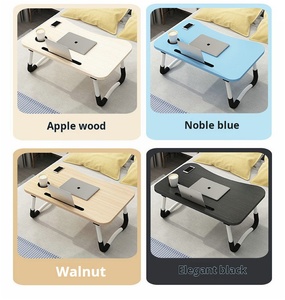 Faltbarer Computer tisch Bunte Dekoration Design Klappbarer einfacher Tisch Modernes Arbeits bett Schreibtisch Laptop Tisch für Home Office