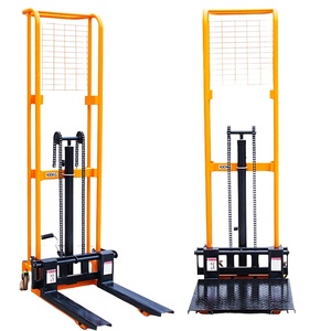 Venda quente Multifuncional Heavy Duty Aço Mão Empilhador <span class=keywords><strong>Manual</strong></span> Empilhadeira Portátil para Ferramenta de Compras Uso Capacidade de Carga 200kg