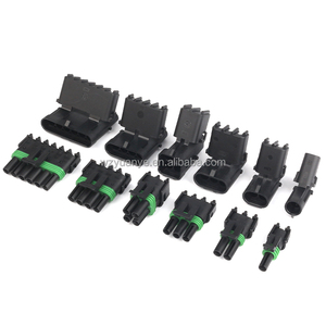 Delphi, conector automotriz a prueba de agua, enchufe de funda, Material de carcasa de nailon, modelo 12010974/12015797 - Product Image 4