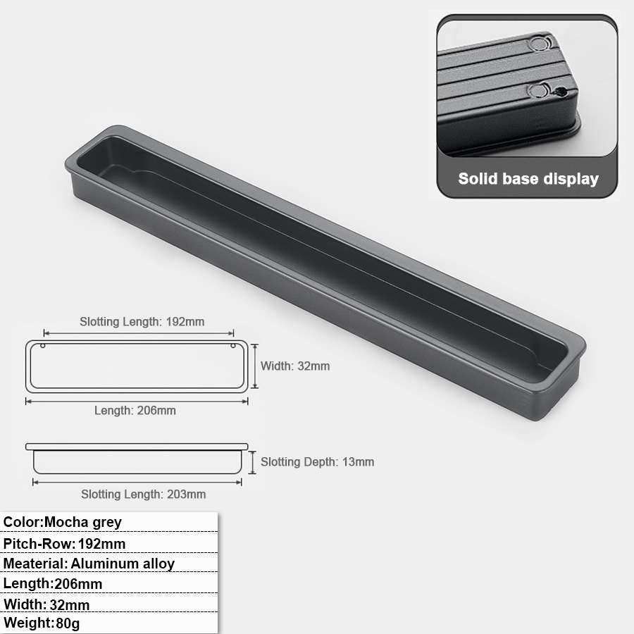 192mm Hole distance - Mocha Gray