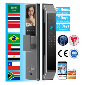 Lettore di impronte digitali per porte in alluminio con blocco elettronico per riconoscimento facciale per App Smart WiFi - Product Image 1
