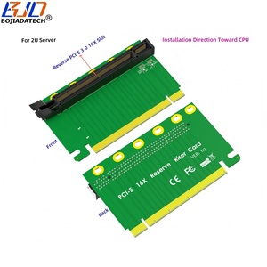 2025逆90度PCI Express 3.0 16XからPCI-E X16ライザーアダプターカード2Uサーバーケースのインストール方向<span class=keywords><strong>CPU</strong></span>