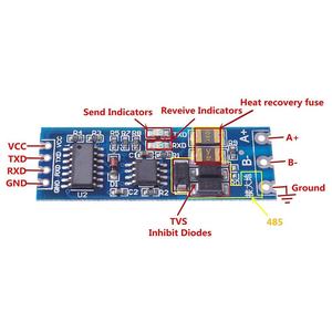 TTL <strong>to</strong> <strong>RS485</strong> <strong>module</strong> 485 <strong>to</strong> serial port <strong>UART</strong> level conversion automatic flow control microcontroller development board - Product Image 5