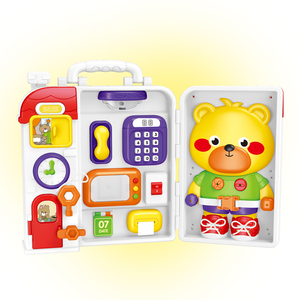 新製品幼児早期教育学習忙しいボードハウスパズル啓蒙多機能シミュレーションモンテッソーリおもちゃ - Product Image 1