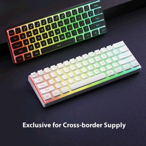 Cross-Border 61-<strong>Key</strong> RGB Wired <strong>Computer</strong> <strong>Keyboard</strong> Portable Mini Business Office Luminous Gaming Keypad Mechanical for Laptop <strong>Use</strong> - Product Image 5