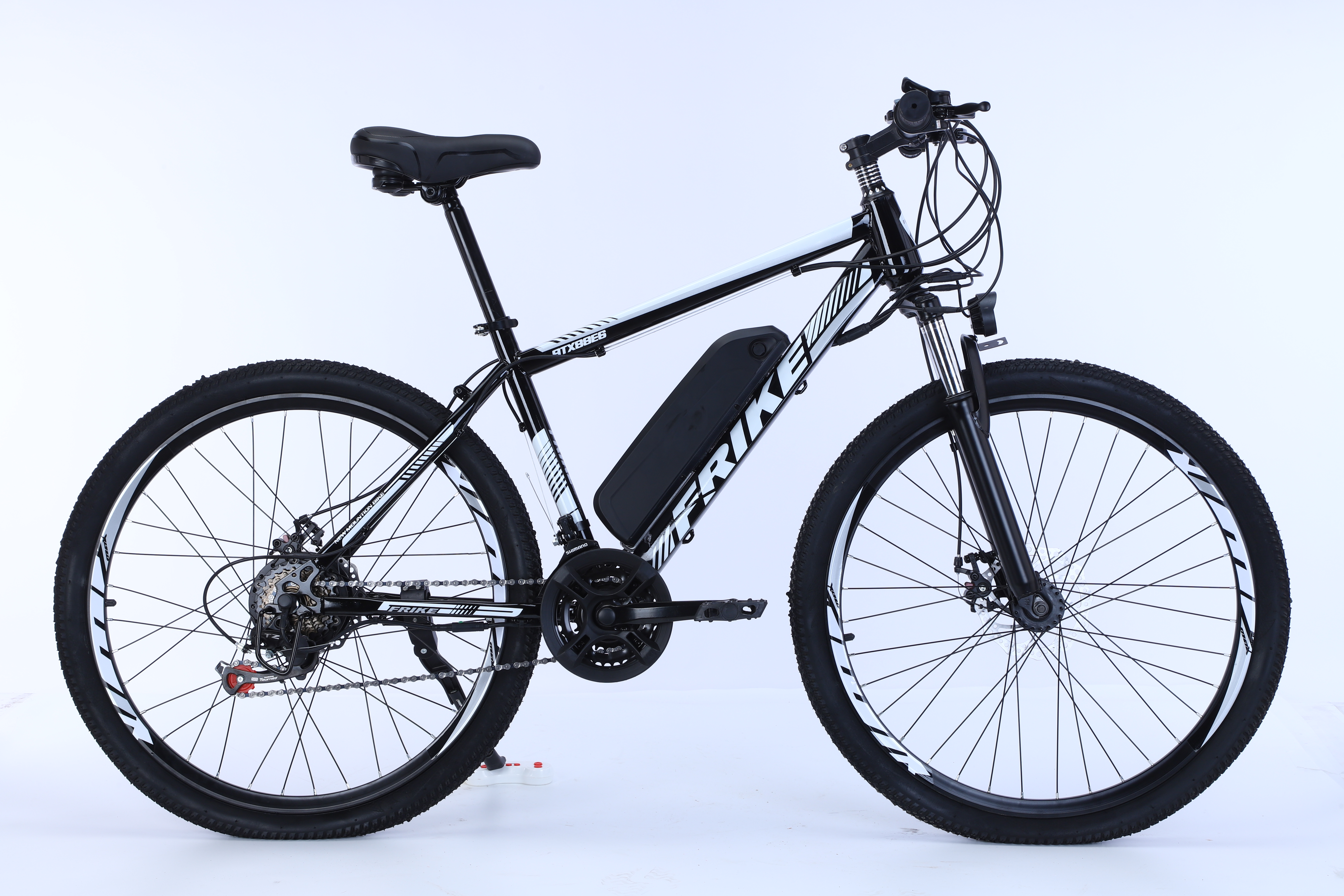 750W White Lithium Battery Bike