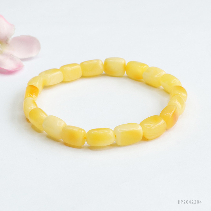 Ambre de cire d'abeille jaune HP2042204 (6-7 mm)