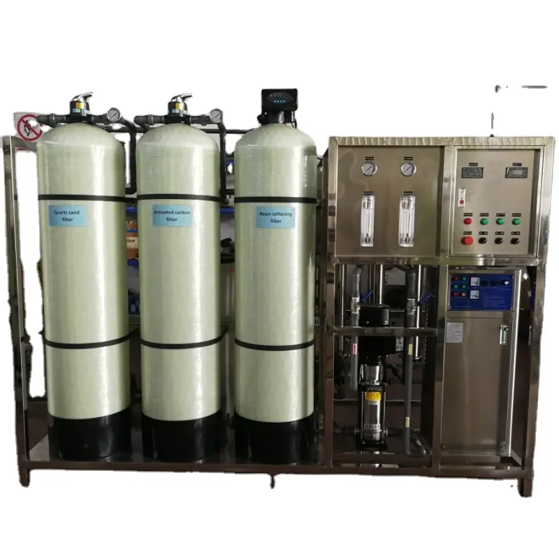 Buon Prezzo RO acqua 1000 litri per ora LPH Pianta per Osmosi Inversa macchina a bere con Ammorbidente di Ozono UV opzione