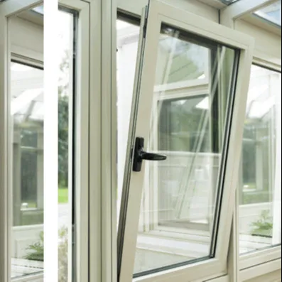 Fornitore della cina produttore di finestre e porte finestre scorrevoli insonorizzate finestre inclinabili e girevoli in alluminio