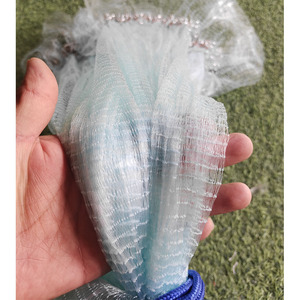 人気の白いナイロン色の投げ網、高品質の小さなメッシュの手投げ網、魚網 - Product Image 3