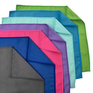 Çin fabrika özelleştirilebilir baskılı spor havlu renkli örgü ambalaj silme ter süet mikrofiber spor dünya - Product Image 5