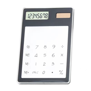 Toptan şeffaf dokunmatik Pad hesap güneş pil 8 haneli Actorial fonksiyonu hesap - Product Image 1