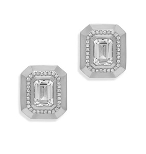 Milskye grosir perhiasan 18k berlapis emas 925 perak murni kuning emas topaz Berlian bisa menemukan anting-anting - Product Image 4