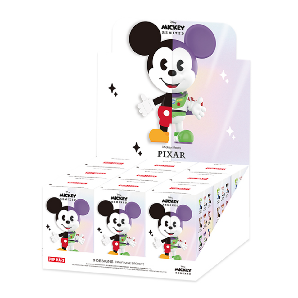 Mickey rencontre les boîtes aveugles de poche Pixar POP MART Mickey REMIXÉ