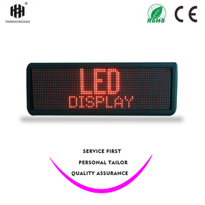 [Özelleştirme] tam renkli RGB yama LED mesaj panosu yarı açık LED bilgi haddeleme işareti reklam p 7.62 LED - Product Image 6