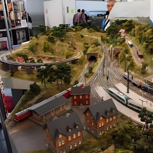 HO、O、OO G N鉄道鉄道レイアウト/鉄道レイアウト用スケールモデルメーカー鉄道トラック古代建築モデル - Product Image 2